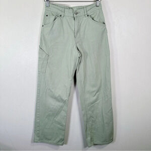 H&M Light Green Cargo Twill Pant